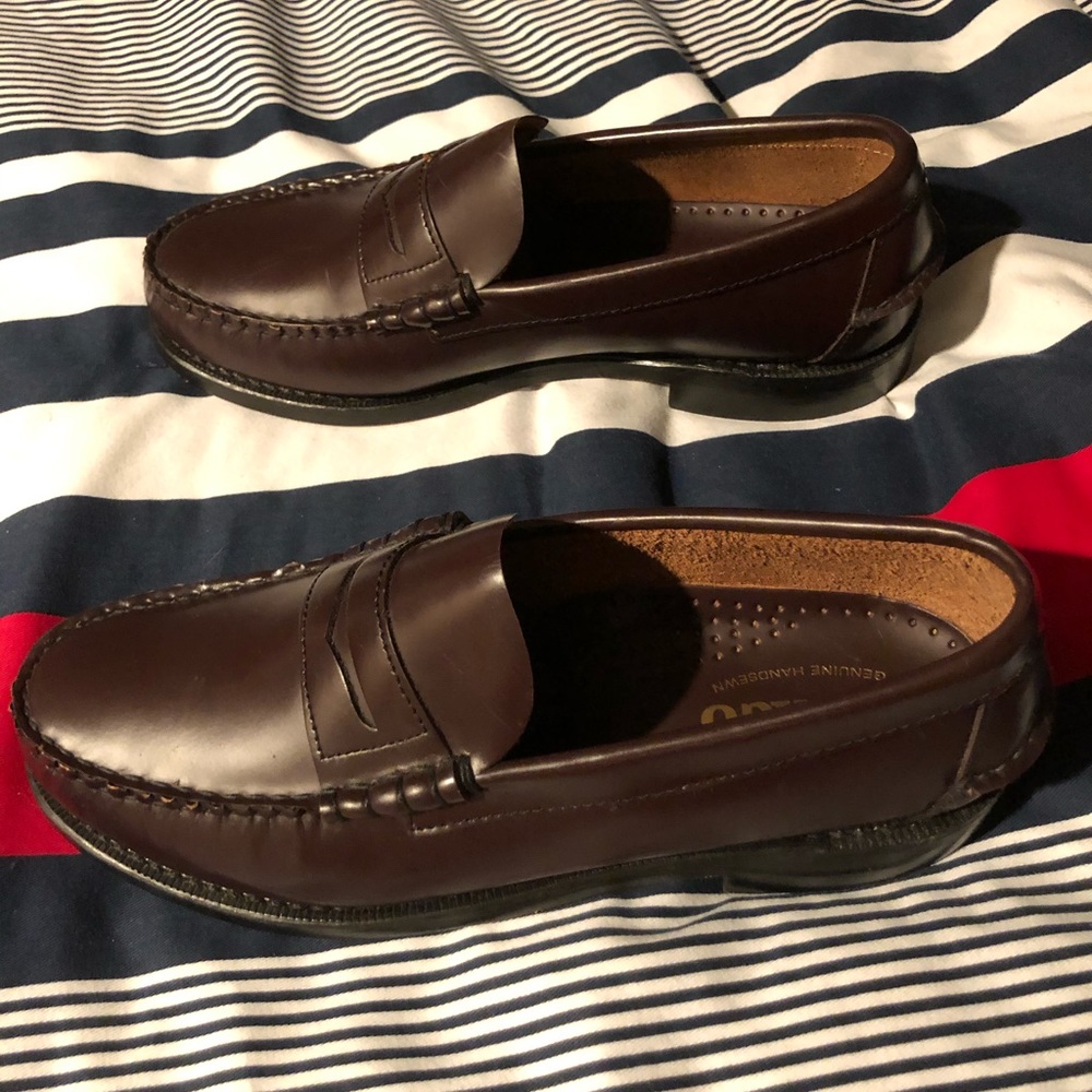 Sebago Classic Antique Mens Antique Brown Loafers